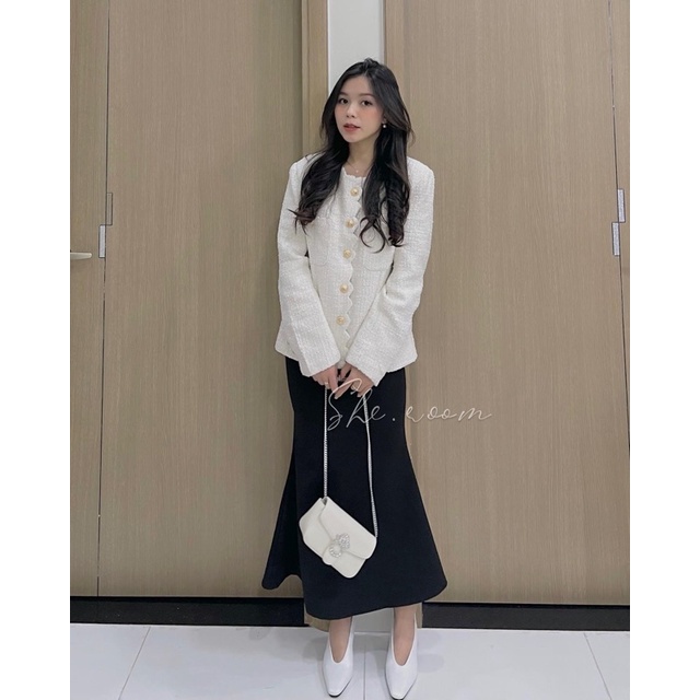 Chân Váy Đuôi Cá Dáng Dài Gemi Lưng Cao Phong Cách Ulzzang Lên From Xinh