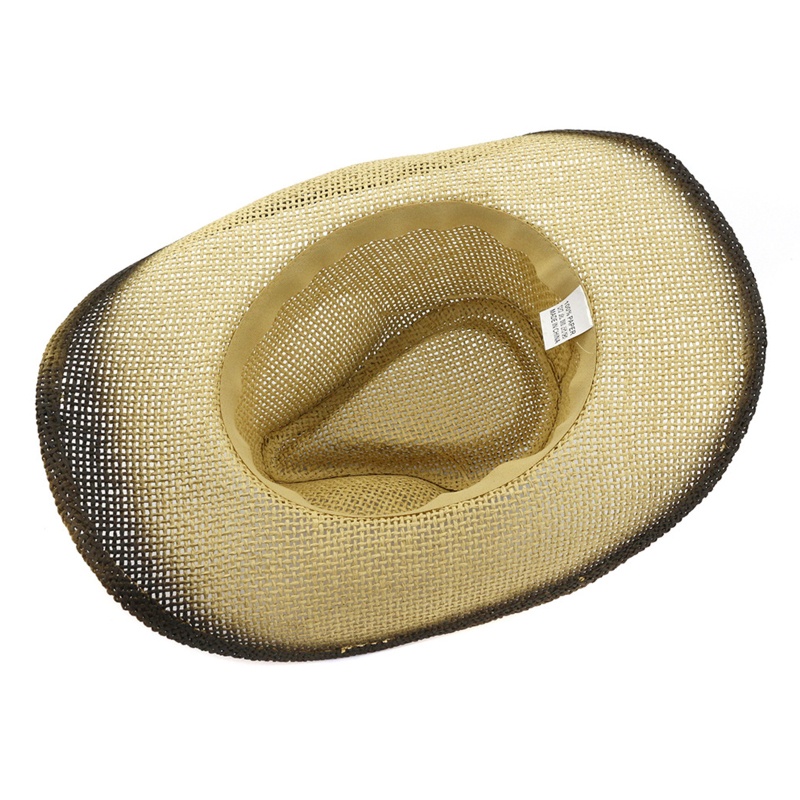 Nón Cao Bồi Cói Rộng Vành Che Nắng Dễ Phối Đồ Kiểu Phương Tây