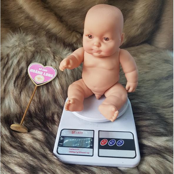 Búp Bê Nhựa Sơ Sinh Bé Trai 27 cm - Nude Full Silicon baby 11 inch Doll