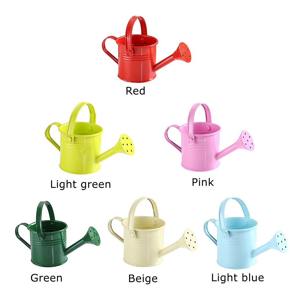 Bình tưới cây Mini bằng kim loại nhiều màu sắc dễ thương cho bé