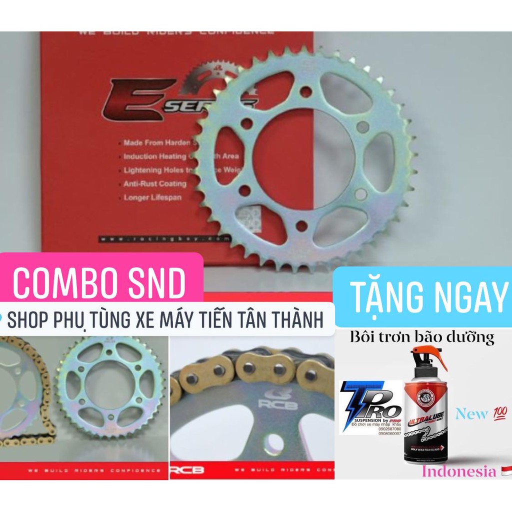 [TẶNG NGAY XỊT SÊN BÔI TRƠN] COMBO SÊN NHÔNG DĨA RCB EX150 - Y15ZR -MXKING