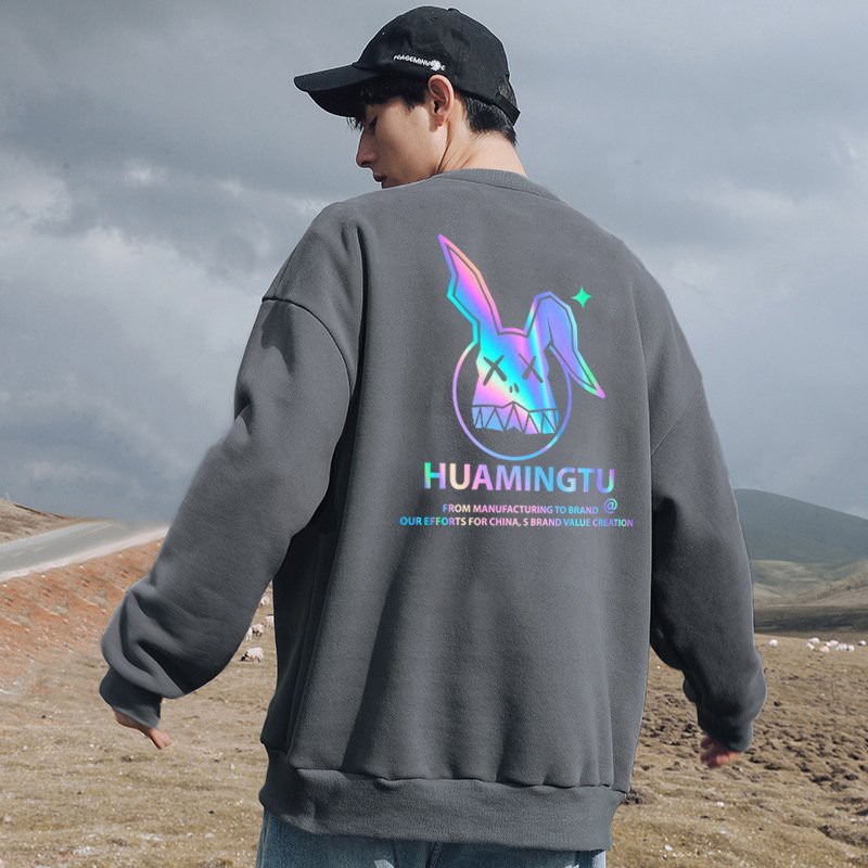 Áo Sweater Thỏ Huamingtu Phản Quang, Aó Nỉ Dài Tay Nam Nữ Cá Tính - AS33 | BigBuy360 - bigbuy360.vn