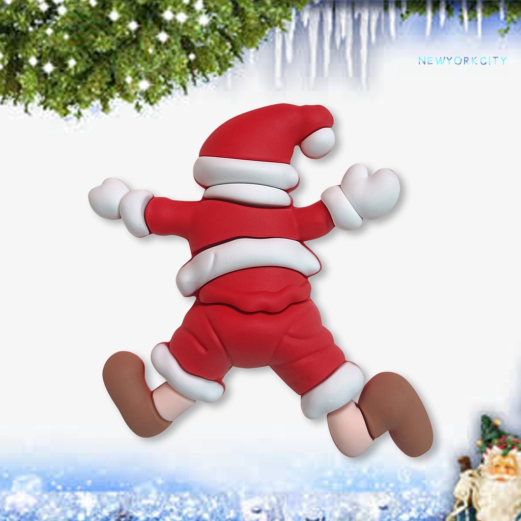 Cây Cắm Trang Trí Bánh Kem Hình Ông Già Noel Mềm Mại