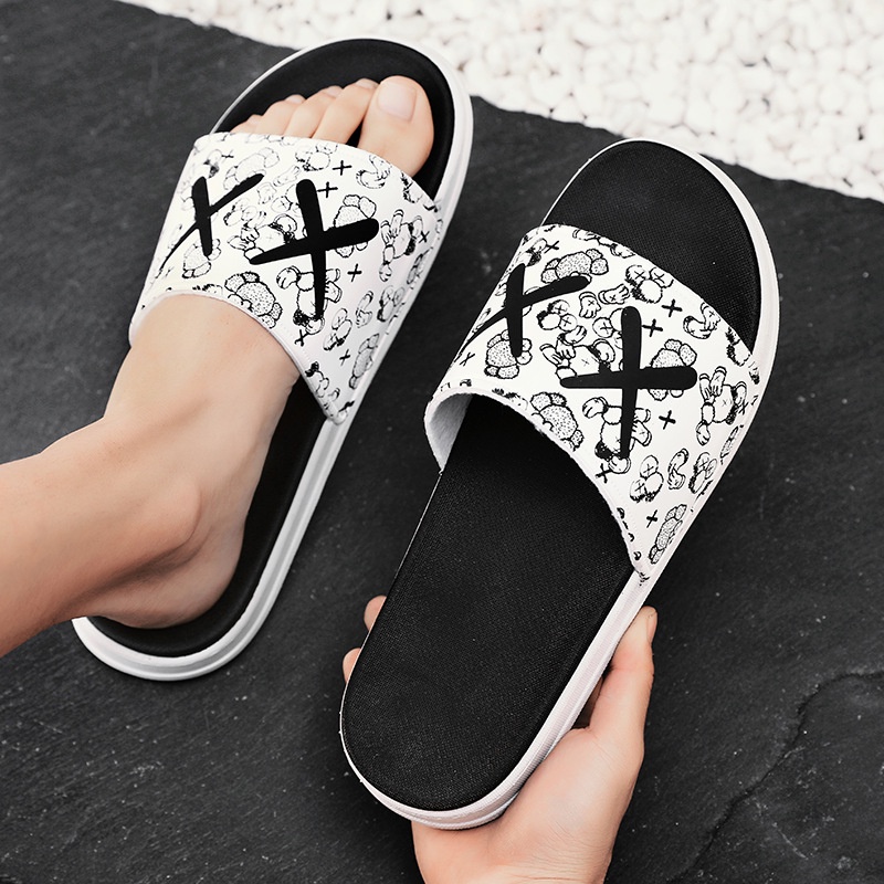 Dép quai ngang thời trang nam nữ Kaw XX phong cách ulzzang hàn quốc siêu Hot đi cực êm chân TH-21