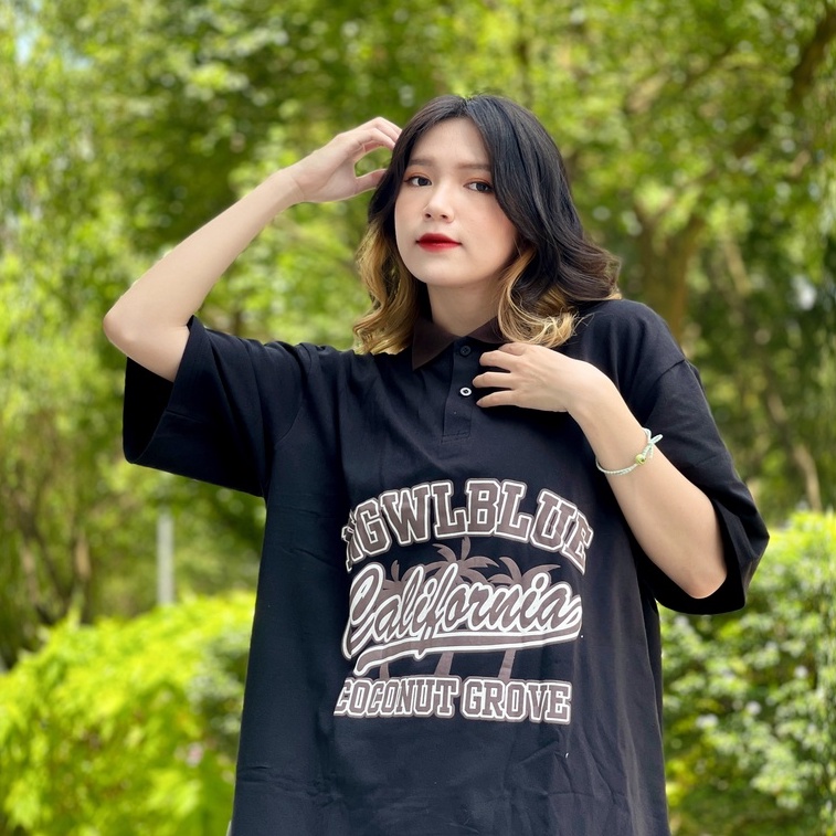 Áo thun Polo CONUT form rộng unisex nam nữ (Ảnh thật/Có sẵn)