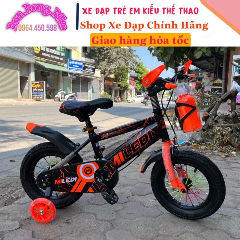 Xe đạp trẻ em Kiểu Dáng Thể Thao Đủ Size 12-14-16-18-20inch Đủ màu