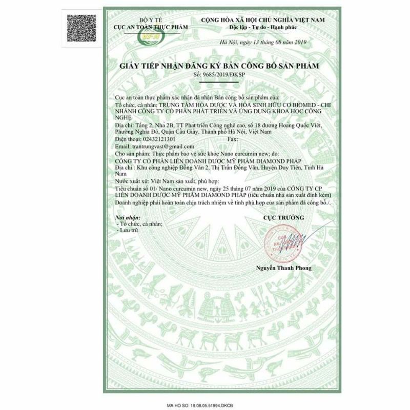 Nghệ Nano Curcumin Formula-1 Dạng Gel [Viện Hàn Lâm] | BigBuy360 - bigbuy360.vn
