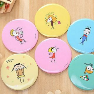 Combo 2 Gương mini cầm tay  dễ thương, tiện dụng