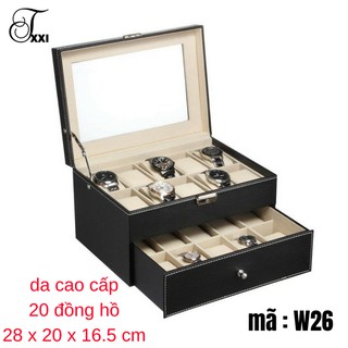 Hộp Đựng Đồng Hồ Vỏ Da Cao Cấp