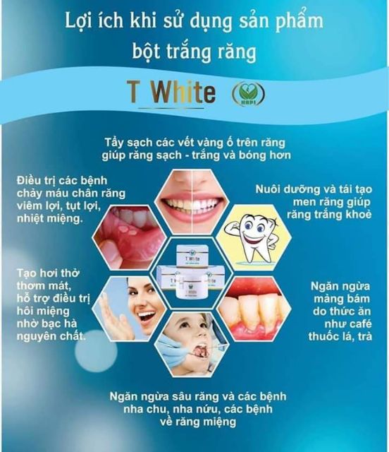 BỘT TRẮNG RĂNG T WHITE