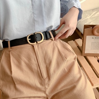 Thắt Lưng Da Phong Cách Retro Đơn Giản Cho Nữ