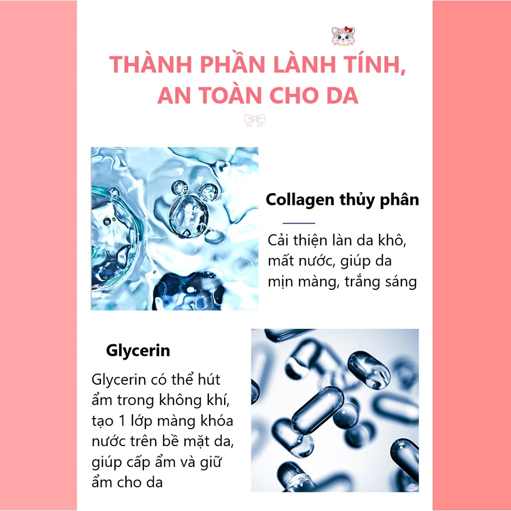 Mặt Nạ Dưỡng Da Tay DOUMEI Con Mèo Dưỡng Ẩm Dưỡng Trắng Da 40g
