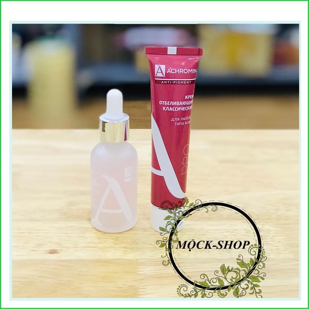 COM BO SERUM VÀ KEM NGĂN NGÙA NÁM ACHROMIN -HÀNG NỘI ĐỊA NGA