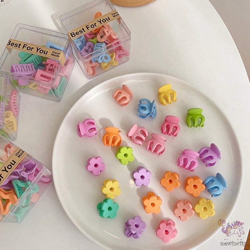 Set 10 Kẹp Tóc Mini Siêu Dễ Thương Cho Bé
