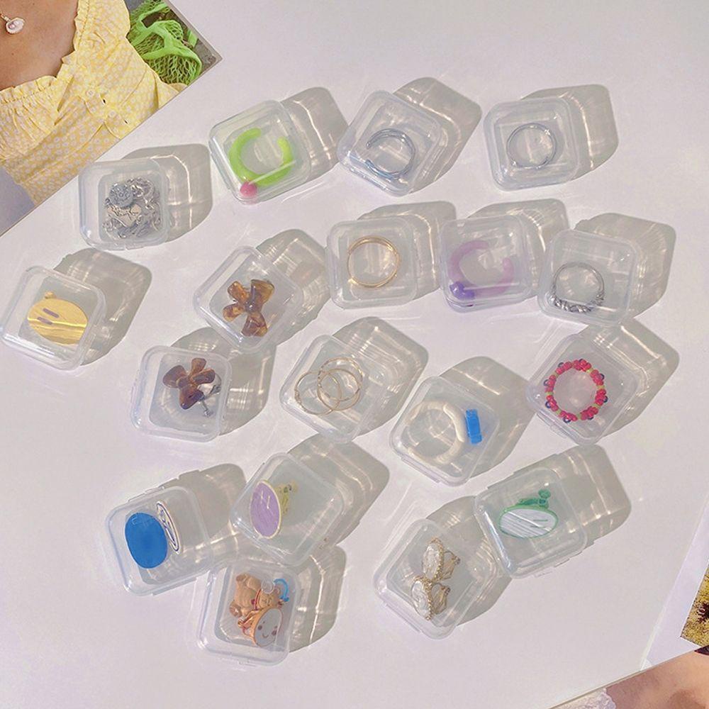 ANEMONE Hộp Đựng Trang Sức Đa Năng Hình Vuông Mini Tiện Dụng