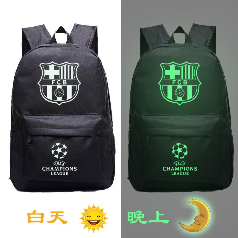 Ba Lô Đi Học In Logo Real Madrid Barcelona Paris Chelsea Manchester United Juve