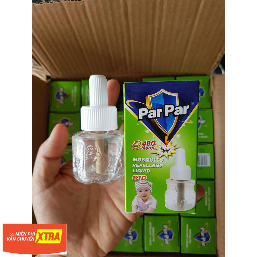 Tinh dầu đuổi muỗi parpar màu xanh 480h