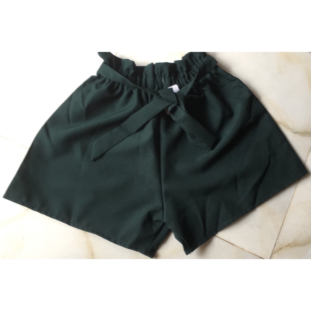 Quần Đùi Short Nữ Ống Rộng Kèm Nơ Siêu Xinh