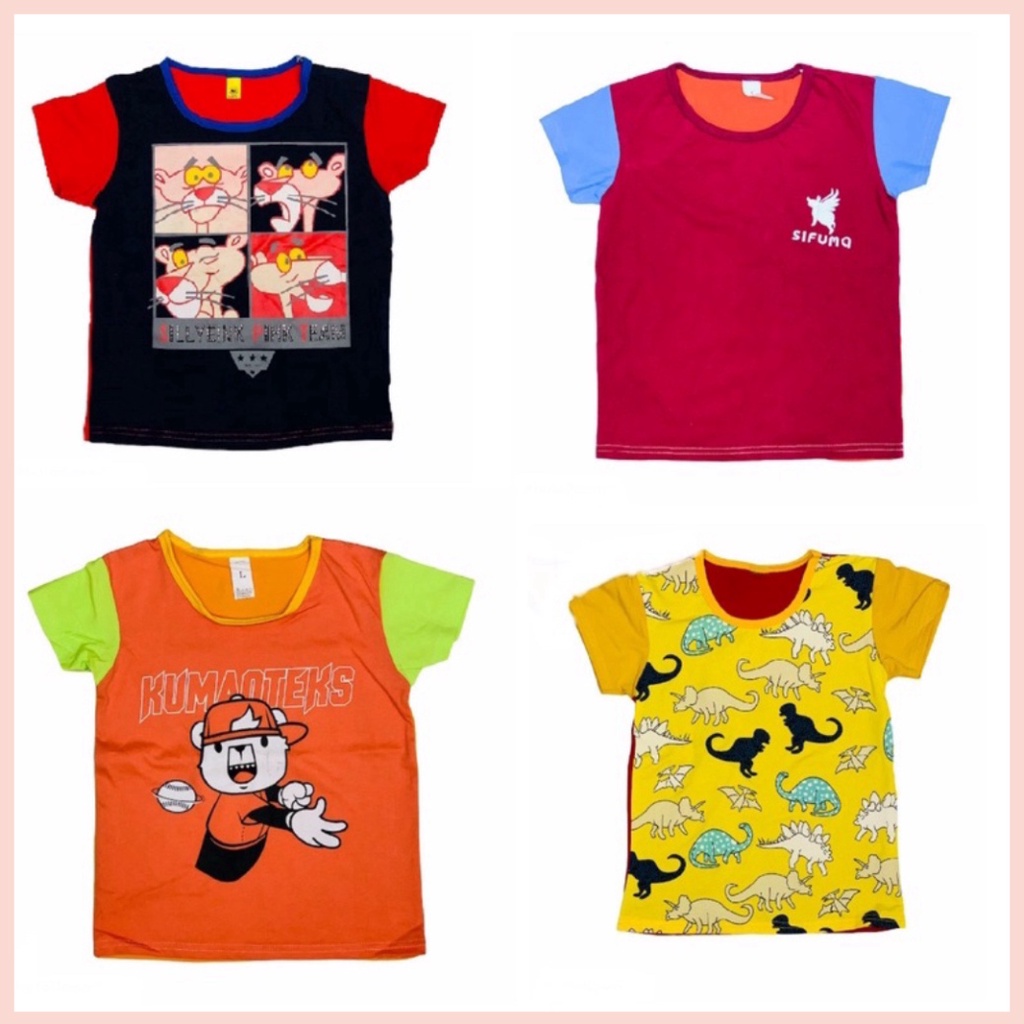 Áo Thun Cho Bé In Hình Vui Nhộn Áo Phông Bé Trai, bé gái Chất Cotton Cho Bé Từ 24 đến 30kg