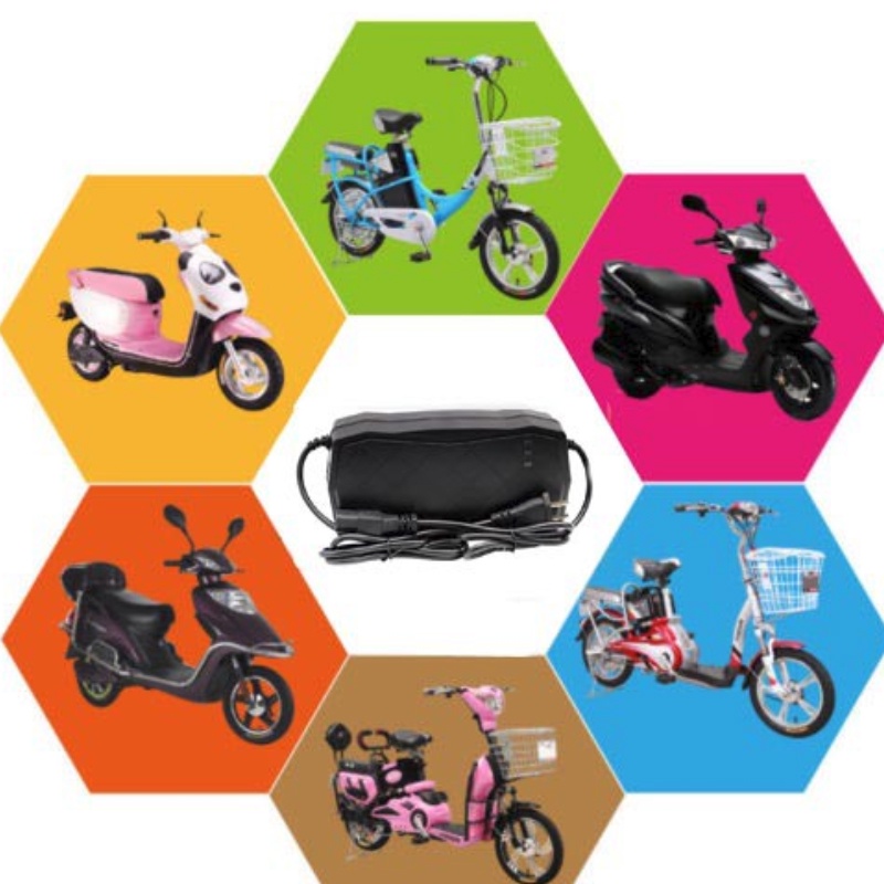 Sạc Pin lithium Thông Minh 48V 60V 72V 88.8V 71.4V 58.8V 5A Cho Xe Đạp Xe Máy