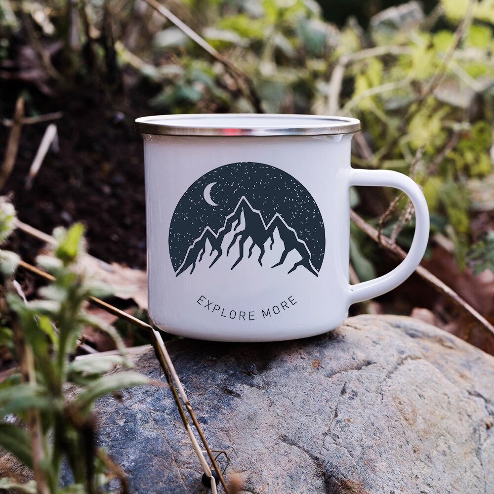 Cốc Nước Cắm Trại happy campfire Tiện Lợi Du Lịch