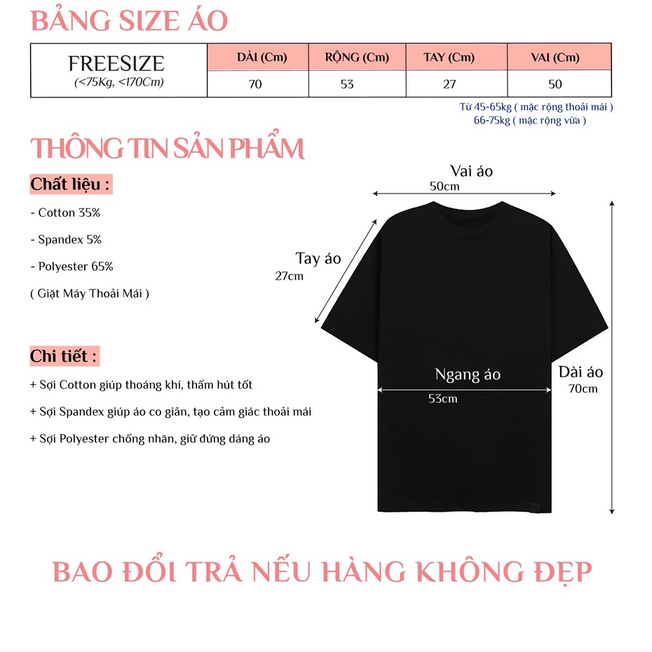 ÁO THUN FORM RỘNG TAY LỠ NAM NỮ IN THE BERFECKL MẶC TRƯỚC VÀ SAU CỰC ĐẸP