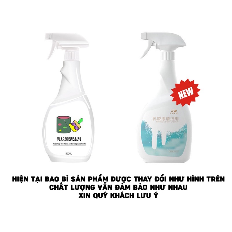 Dung Dịch Tẩy Vết Sơn Cứng Đầu Trên Về Mặt Nội Thất Nhà Cửa Cao Cấp 500ml