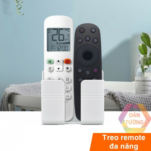 Kệ Dán Tường Để Điện Thoại, Remote, Đồ Dùng - Giá Đỡ Sạc Điện Thoại Thông Minh Đa Năng Tiện Lợi