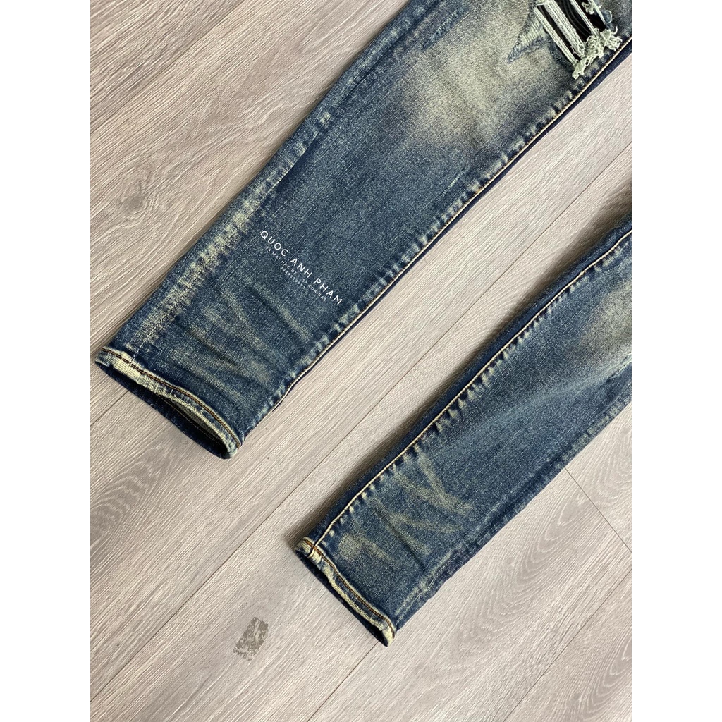 Quần Jean Nam Rách Gối Hot Trend 2022