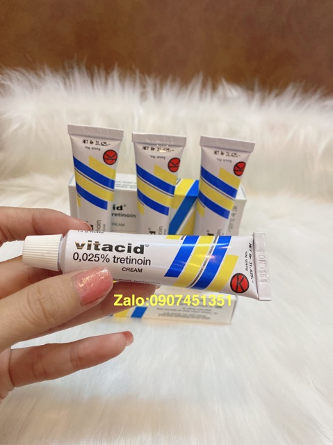 Kem xoá mụn lão hoá da Vitacid Tretinoin 0.025 % nhập khẩu 💯💯 | BigBuy360 - bigbuy360.vn