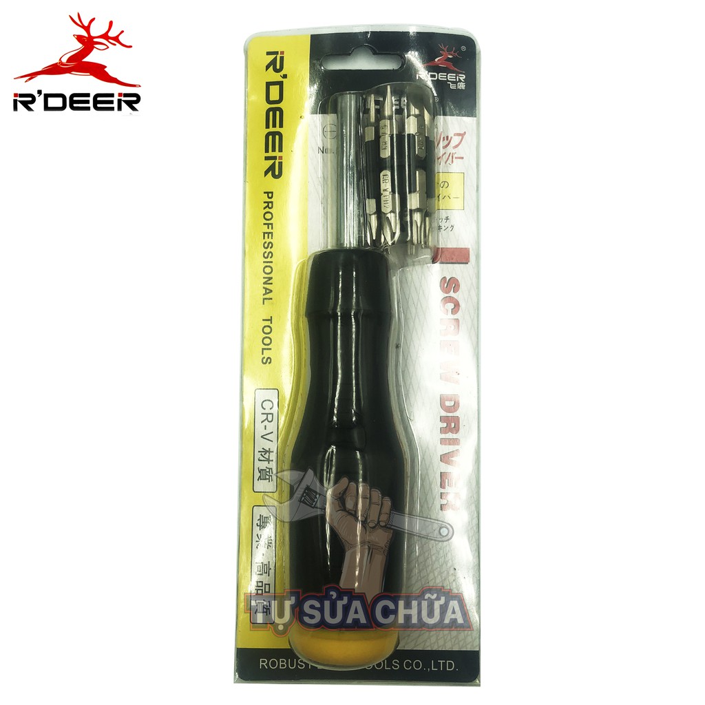 Bô tô vít R'Deer RT-1613 tự động có đảo chiều 13 chi tiết