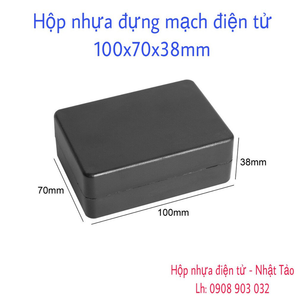 COMBO 60 Hộp nhựa đựng mạch điện tử 100x70x38mm tặng kèm ốc vít