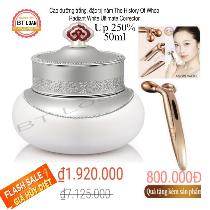 Cao nám cải thiện thâm ,nám sạm ,làm trắng da whoo radiant white spot