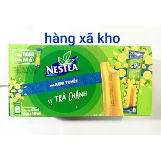 hộp 600ml  trà kem tuyết nestea trà chanh
