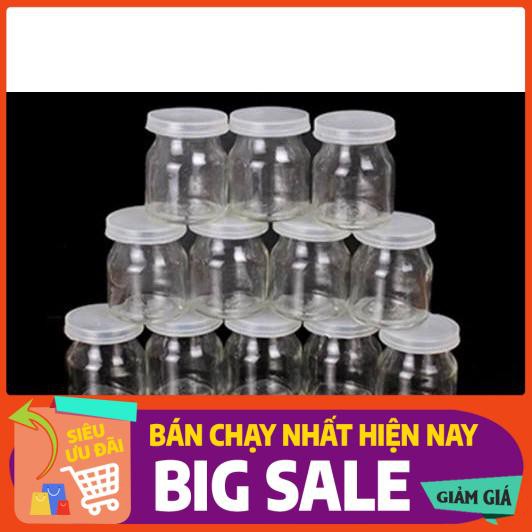 [GIẢM GIÁ SIÊU SỐC] combo 5 bộ 12 lọ thủy tinh làm sữa chua