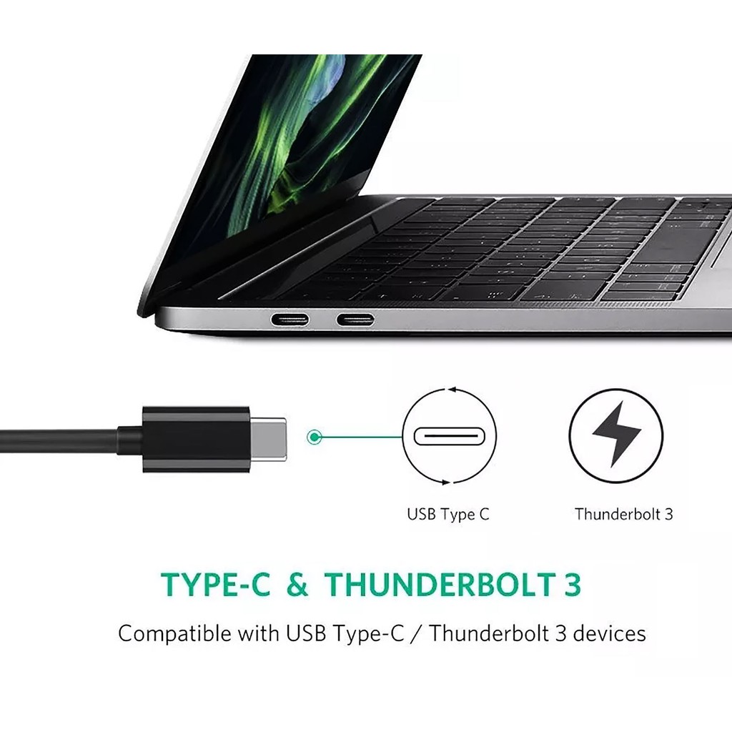 Cáp USB Type C to LAN RJ45 UGREEN 30287 Chính Hãng