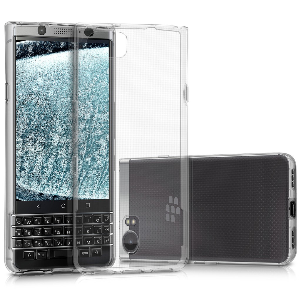 Ốp Silicon dẻo trong suốt Black Berry KEYOne / Key 1 (Chính hãng)