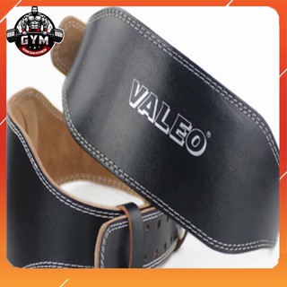 Đai lưng tập gym da bò valeo tập tạ hàng chính hãng cao cấp Đai Lưng Cứng Tập GYM Da Bò Thật Có Đệm & Logo hãng ĐL 7943