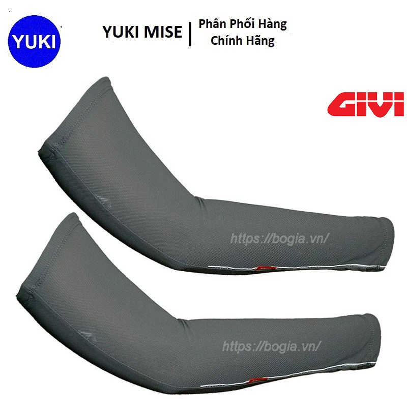 Bao Cánh Tay Chống Nắng Givi Basic Armsox Dark Grey BS02DG YUKI MISE Phân Phối Chính Hãng💯