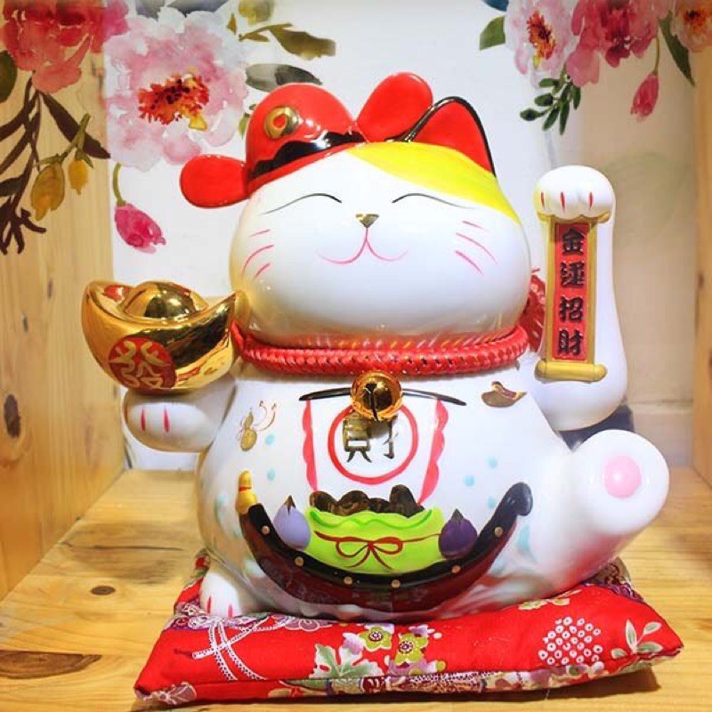 Mèo thần tài Tiền Vô Như Nước kèm sạc cao 20cm | BigBuy360 - bigbuy360.vn