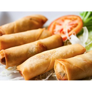 [Chay & Mặn] Bánh Bía Đậu Xanh Cuốn Chả Giò Hữu Phước- không nhúng nước - 1 xấp 30 miếng