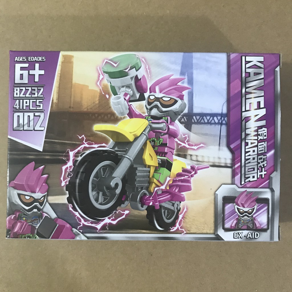 Bộ 8 nhân vật minifigures Kamen Rider 82232