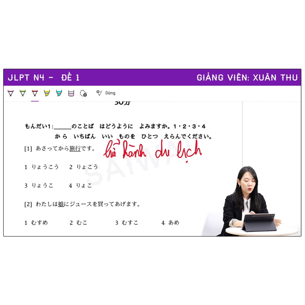Toàn quốc - [E-voucher] Khóa Học Luyện Thi N4 - Chinh Phục JLPT Cùng Xuân Thu Sensei - MCBooks