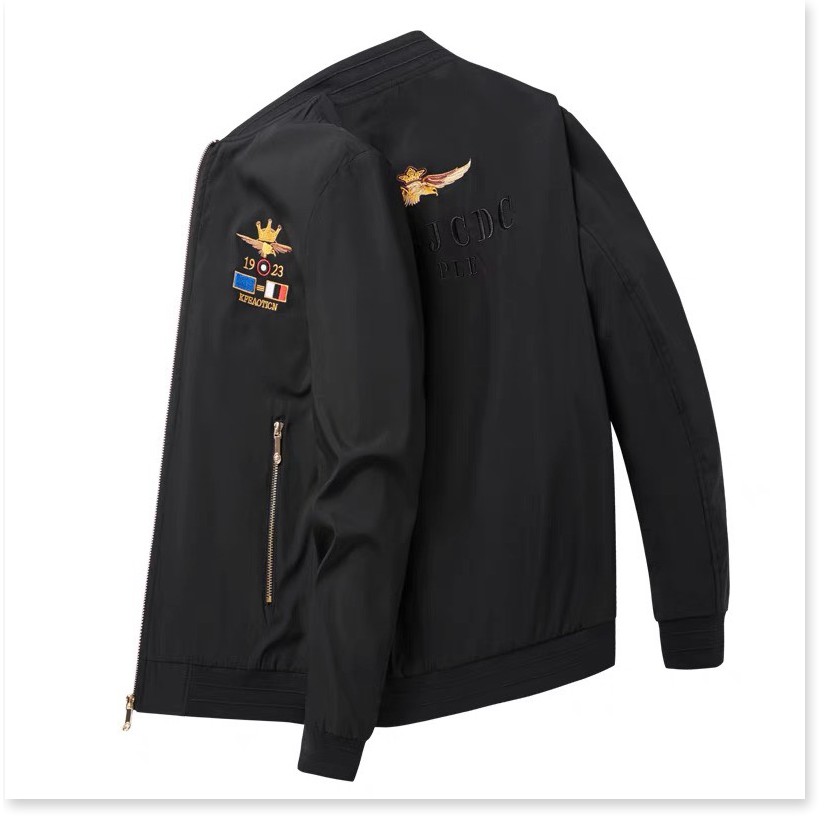 ÁO KHOÁC NAM THÊU HỌA TIẾT THỜI TRANG ÁO KHOÁC BOMBER PHONG CÁCH HÀN