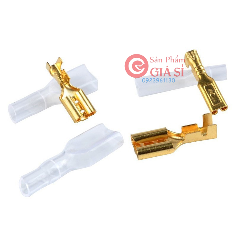 Bộ 150  Cos xe máy 2.8mm 4.8mm 6.3mm (màu bạc ) ❤️freeship❤️