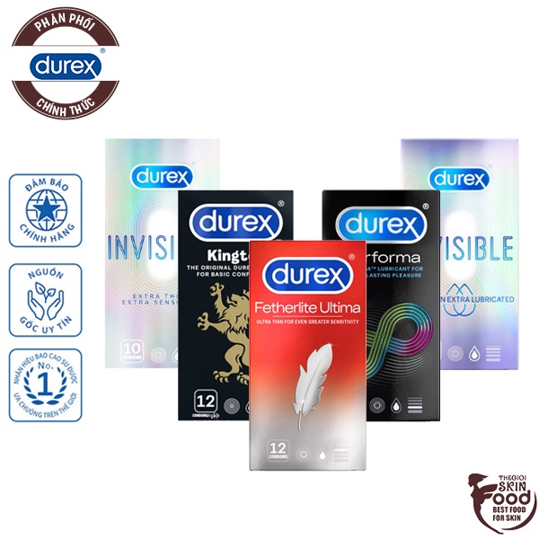 Bao Cao Su Siêu Mỏng Cao Cấp Durex [che tên sản phẩm khi giao hàng]