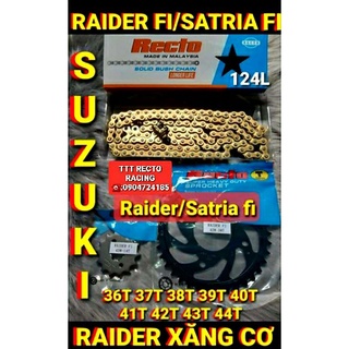 NHÔNG SÊN DĨA  RAIDER FI/SATRIA FI/RAIDER XĂNG CƠ NHÔNG 13T 14T 15T DĨA 36T 37T 38T 39T 40T 41T 42T 43T 44T