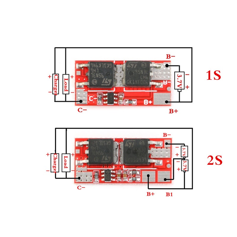 Bảng mạch bảo vệ PCB chuyên dụng cho 1S 2S 10A 3S 4S 5S 20A 25A 18650