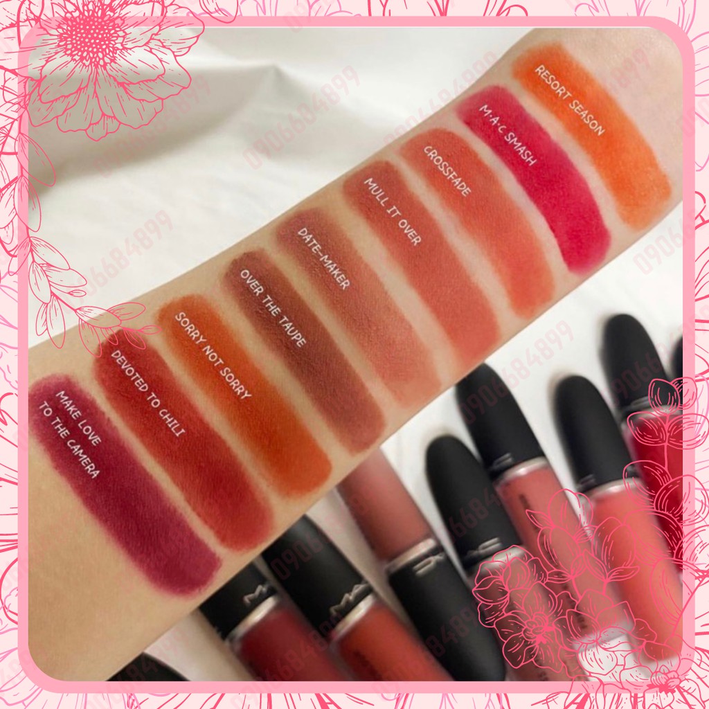 SON KEM ⭐  MAC POWDER KISS LIQUID LIPCOLOUR ⭐ 5ML