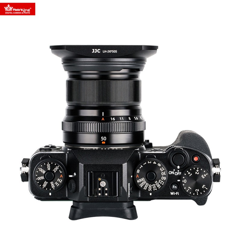 Hood vuông có nắp đậy JJC LHJXF50S cho Fujifilm XF 50mm f2 R WR